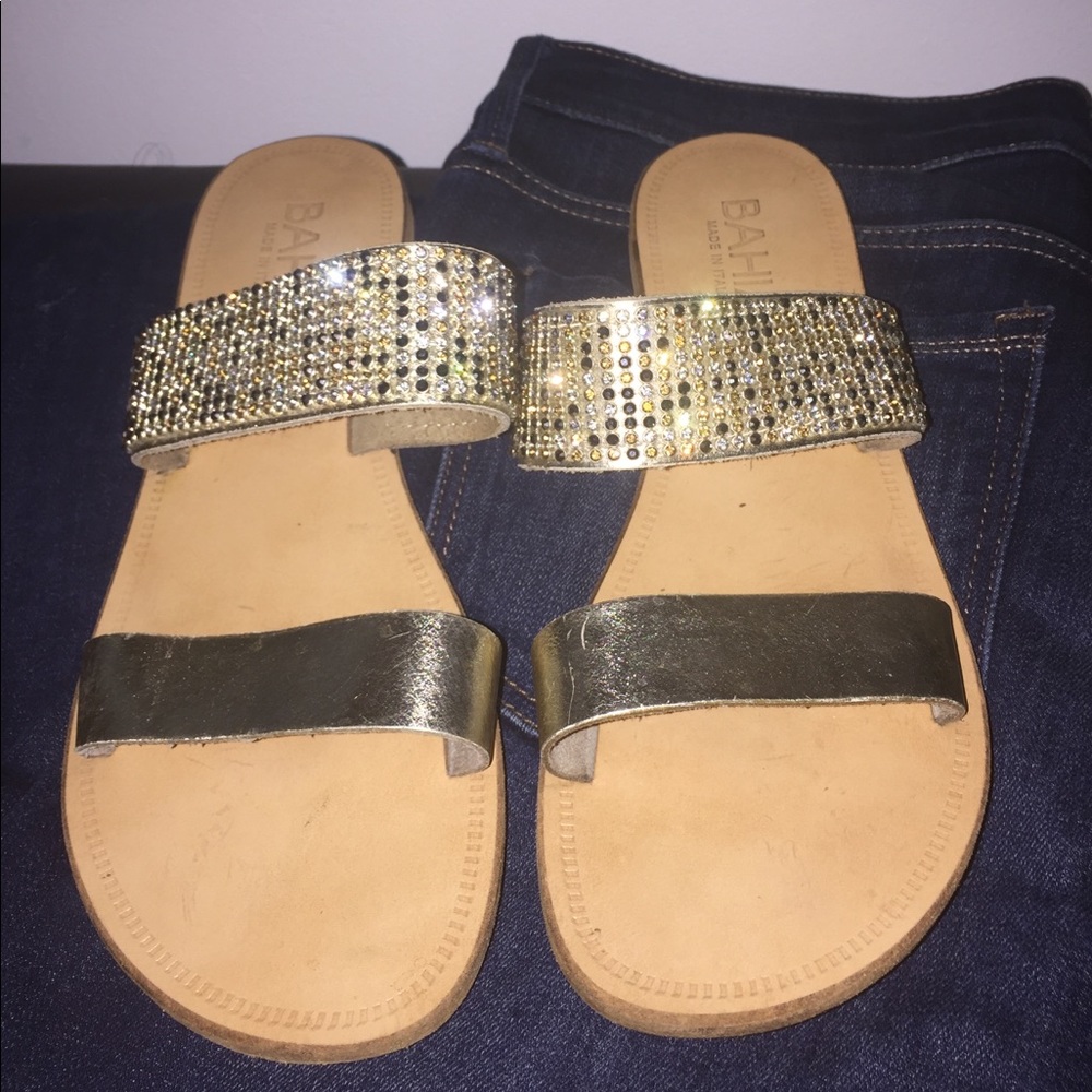 Italian Gold Sandals
